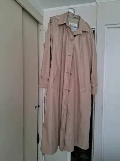 trench largo beige - miniatura 3