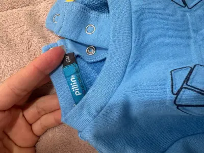 Conjunto infantil polar azul y gris - miniatura 5