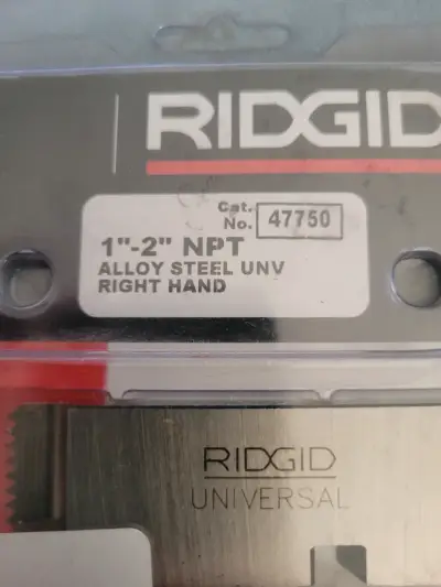 Rosca Ridgid 1"-2" NPT derecha - miniatura 1