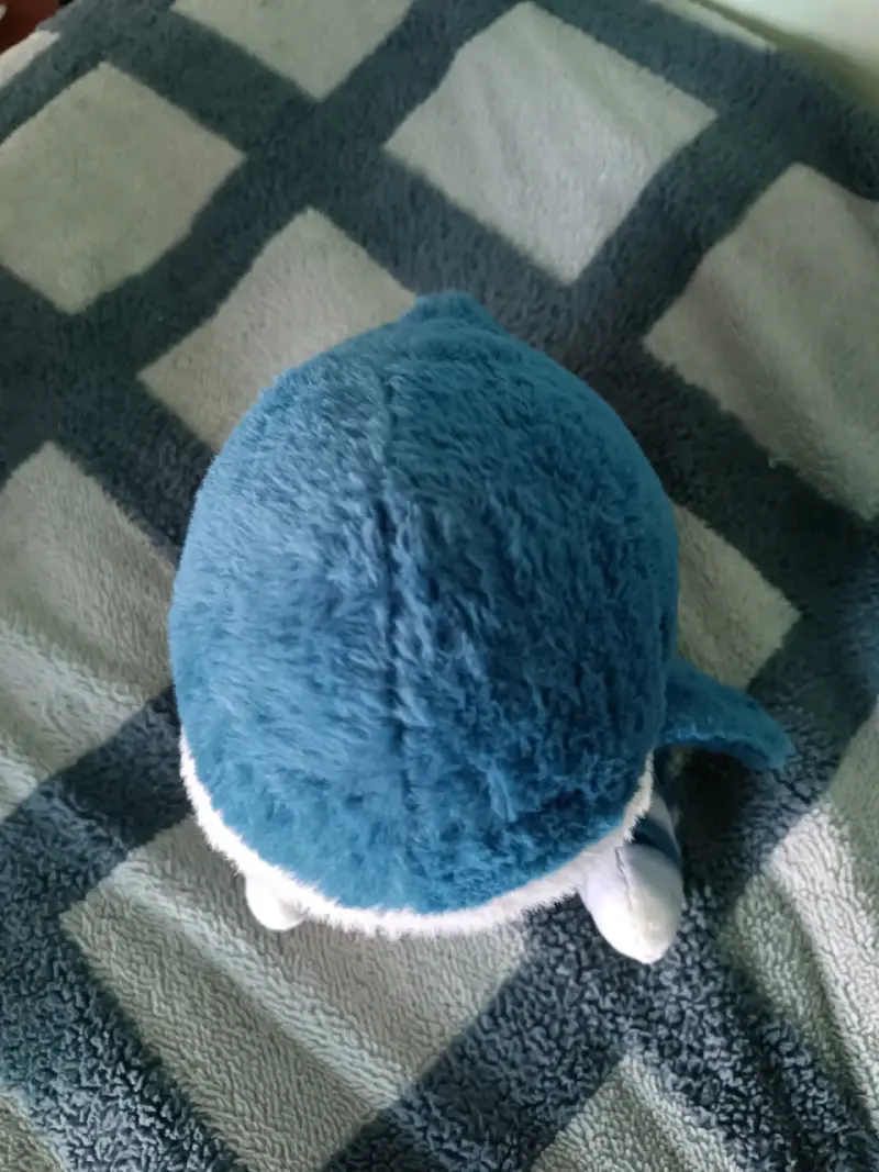 Peluche gato azul disfrazado de tiburón - 5