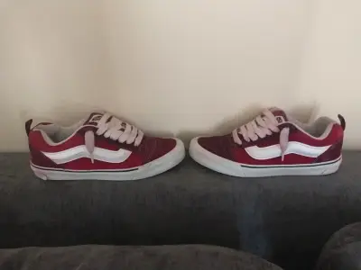 Zapatillas Vans knu skool rojas casuales - miniatura 2