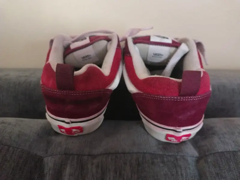 Zapatillas Vans knu skool rojas casuales - 4