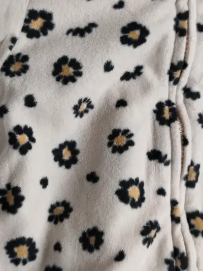 Chaqueta polar infantil con flores - miniatura 3