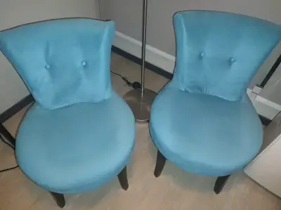 Sillas turquesa de diseño - miniatura 1