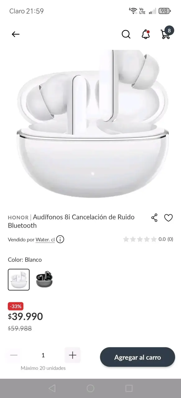 Audífonos HONOR Choice X8i - 4