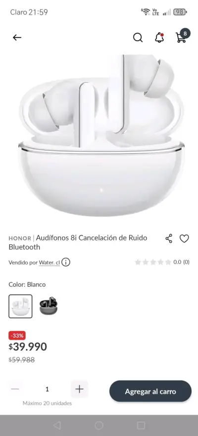 Audífonos HONOR Choice X8i - miniatura 4