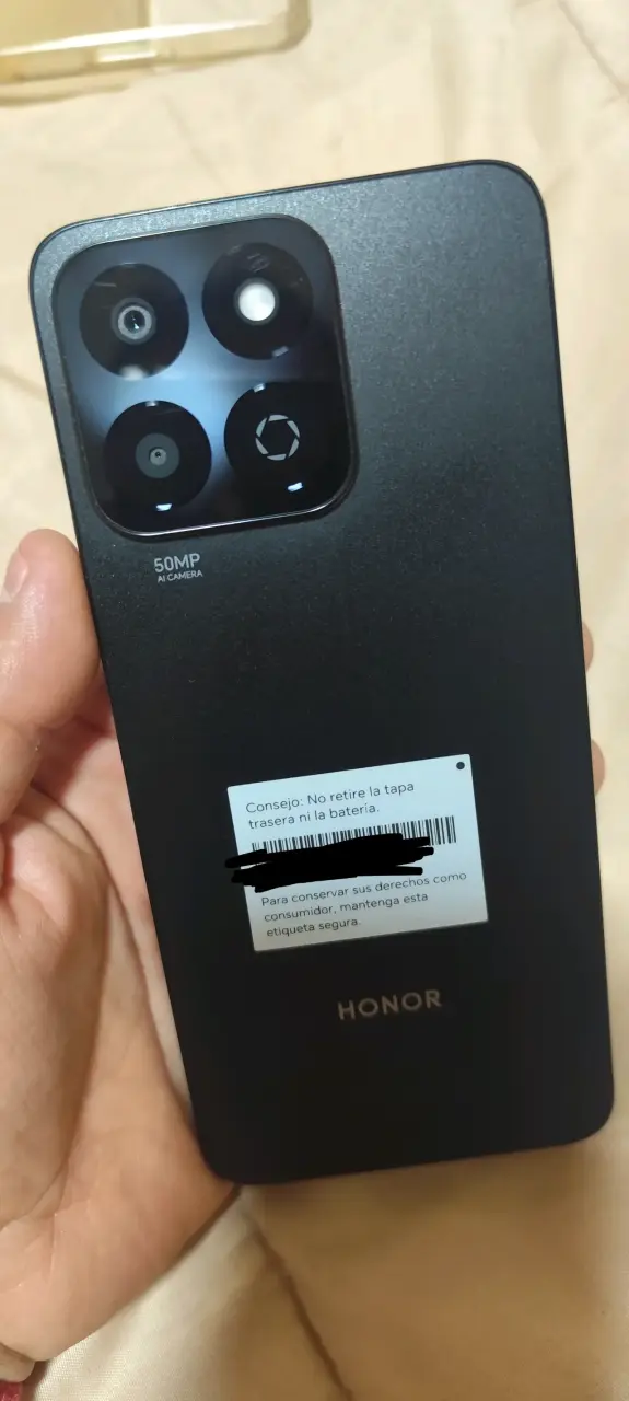 Smartphone Honor X6b 5G 256GB 4+4 RAM liberado - 5