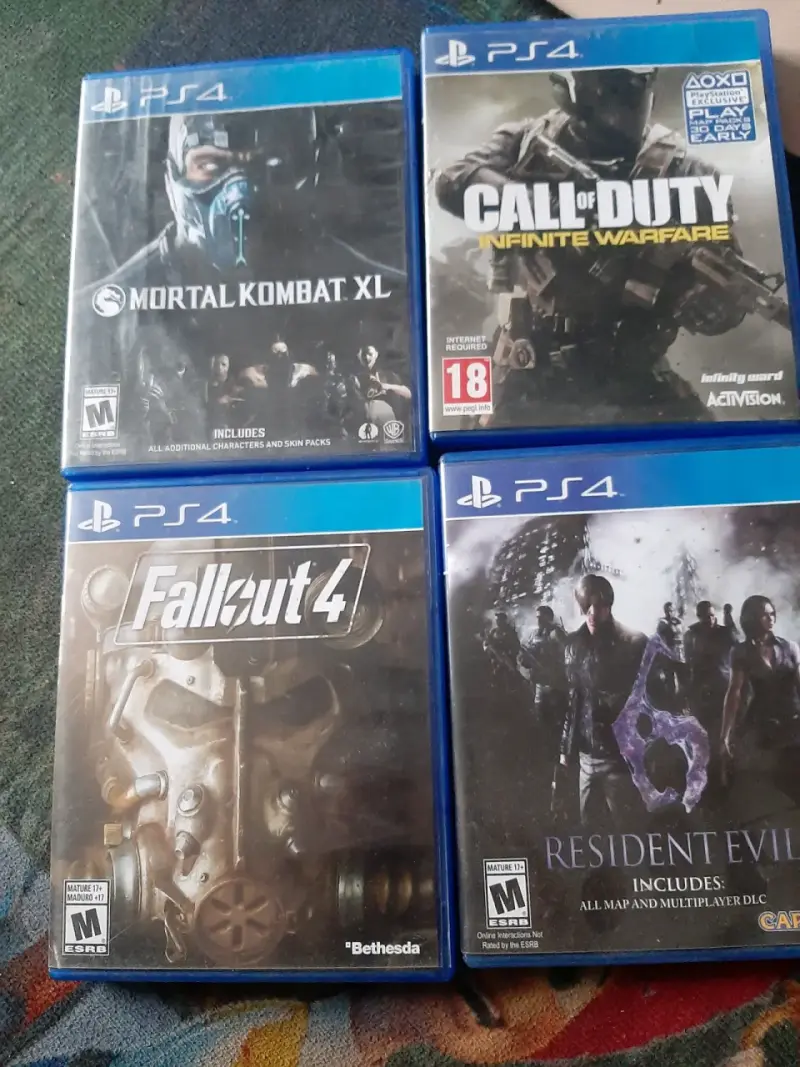 Lote de videojuegos PS4 usados