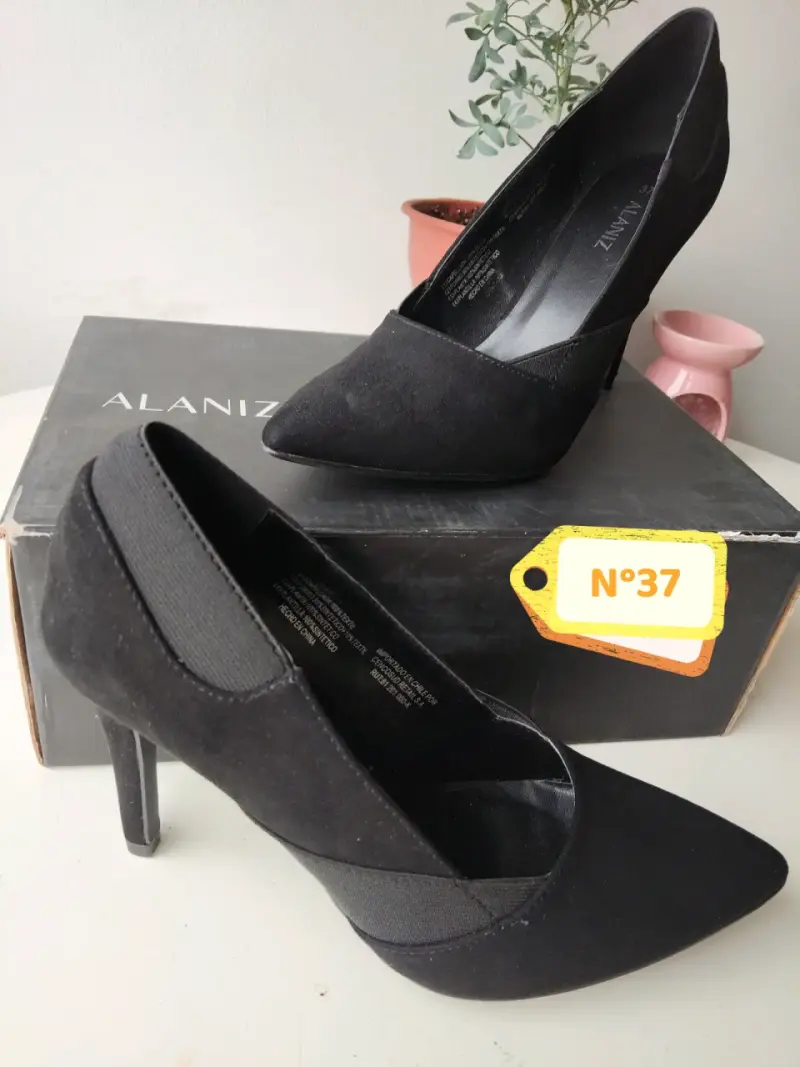 Tacones negros número 38 - 3
