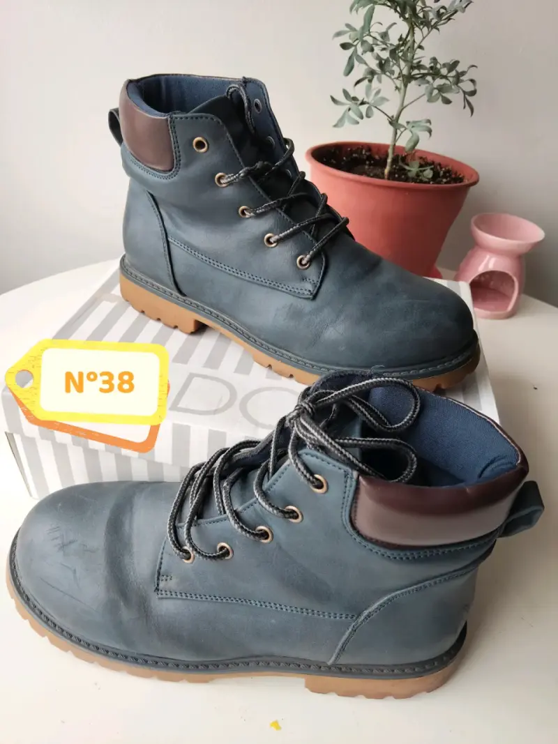 Botines negros talla 38 - 3