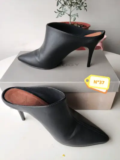 Botines negros talla 38 - miniatura 6