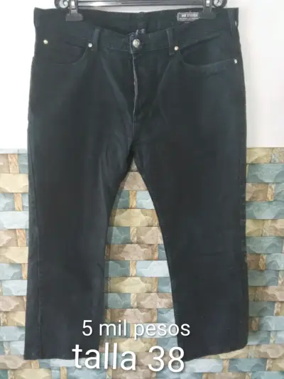 Jeans negros talla 38 hombre - miniatura 2