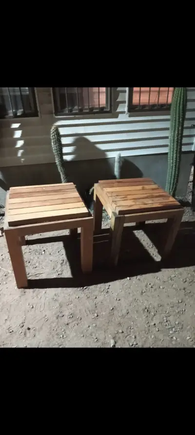Mesas de madera rústicas roble - miniatura 2