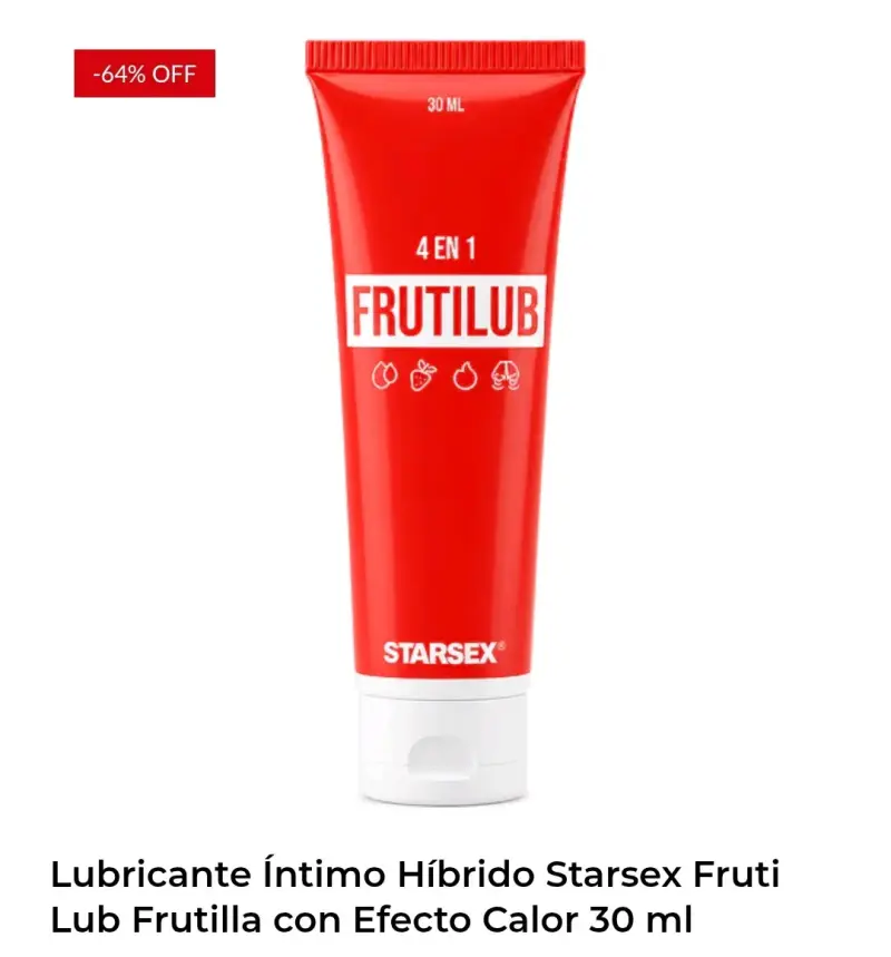 Lubricante íntimo frutilla 30 ml