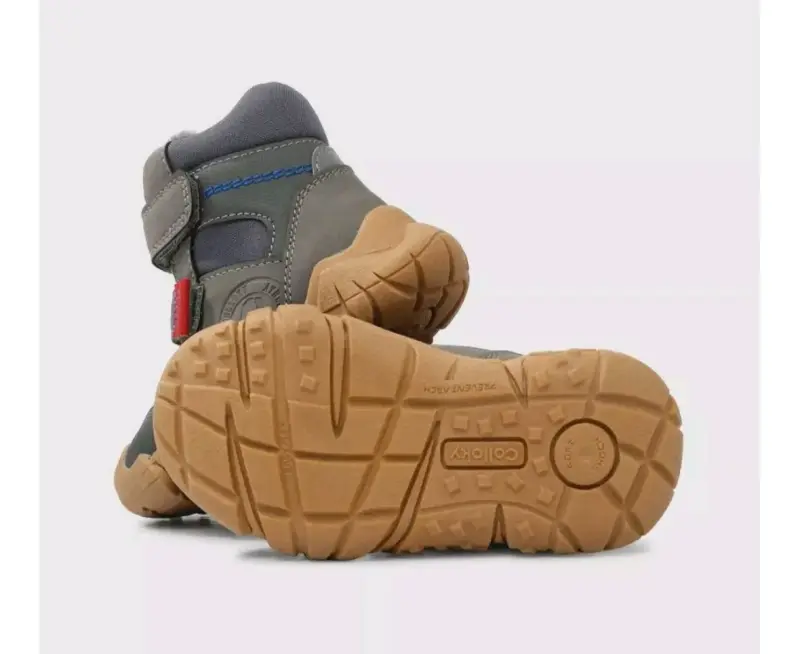 Botas de niño impermeables grises - 4