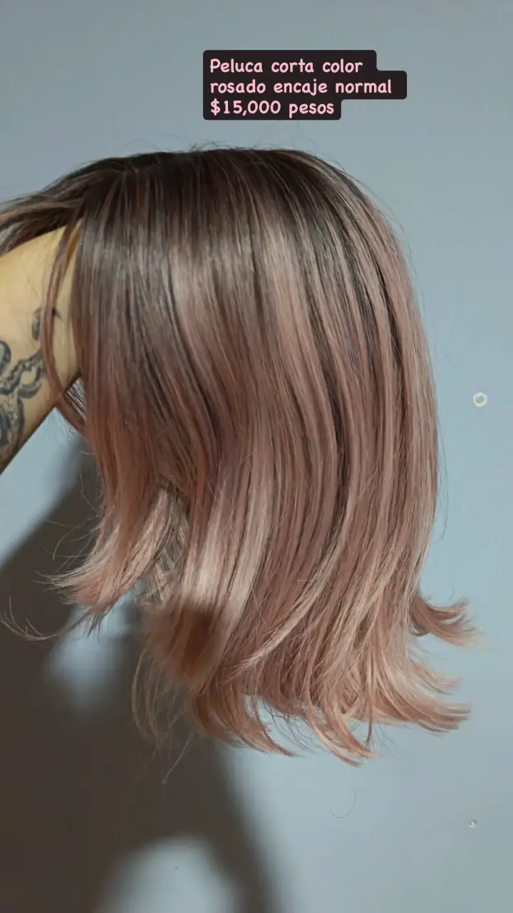 Peluca lace front rubio miel - 2