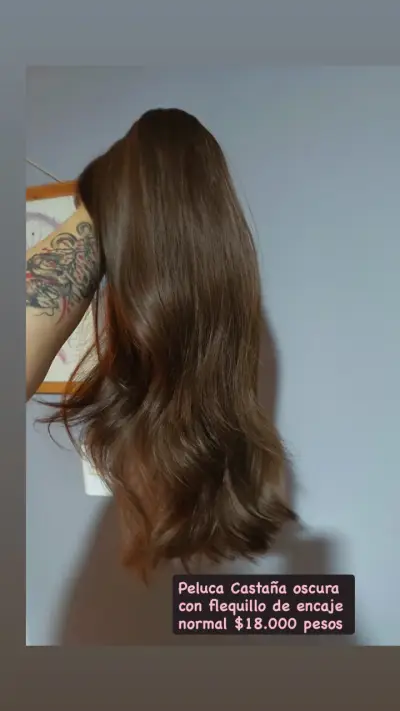 Peluca lace front rubio miel - miniatura 3