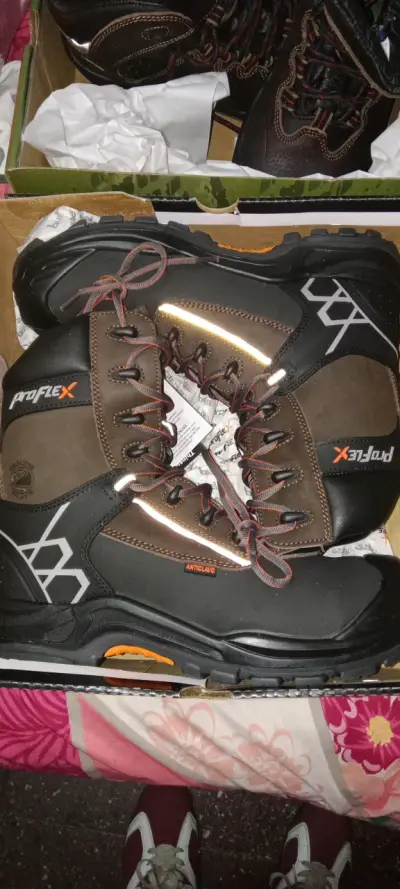 3pares de Botas de seguridad Proflex café - miniatura 1