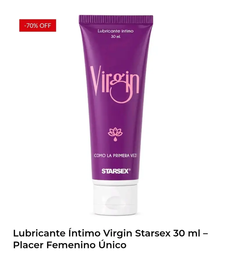 Lubricante Íntimo Virgin Starsex 30 ml
