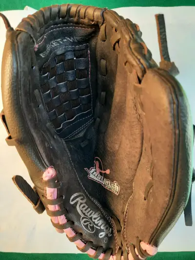 Guante de béisbol Rawlings café - miniatura 3