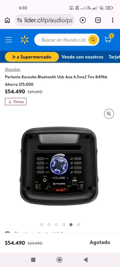 Altavoz portátil grande - miniatura 2