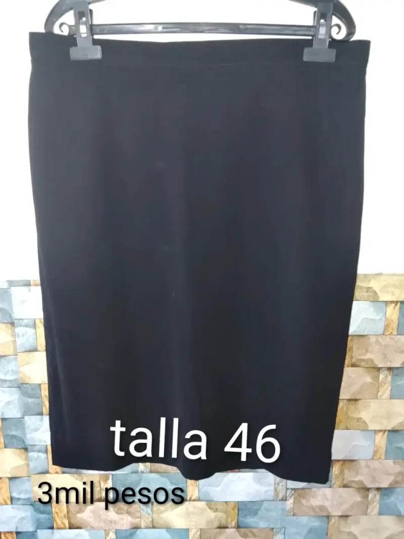 Falda negra talla 46 - 1