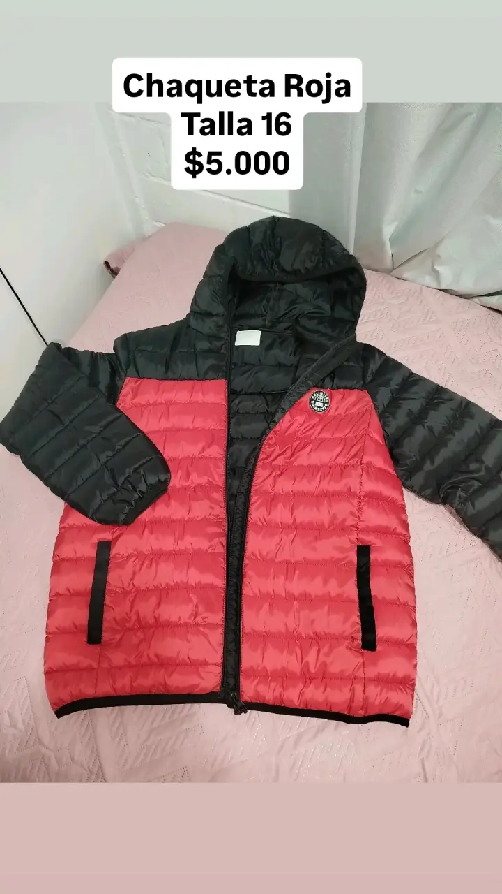 Chaqueta roja talla 16