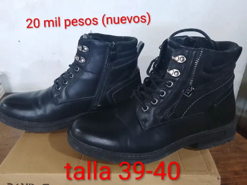 Botas negras talla 39-40 - 1