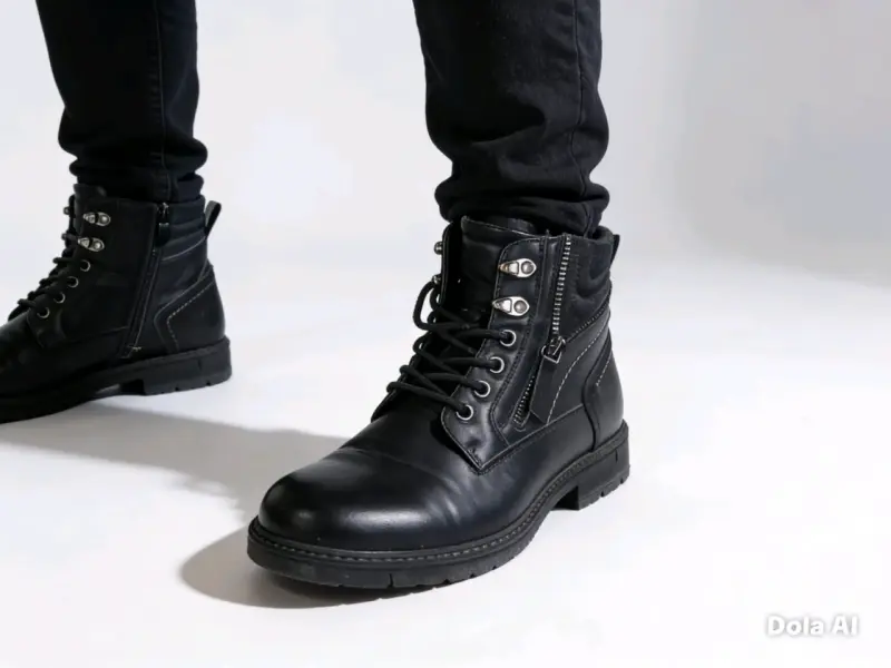 Botas negras talla 39-40 - 4