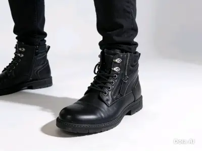 Botas negras talla 39-40 - miniatura 4