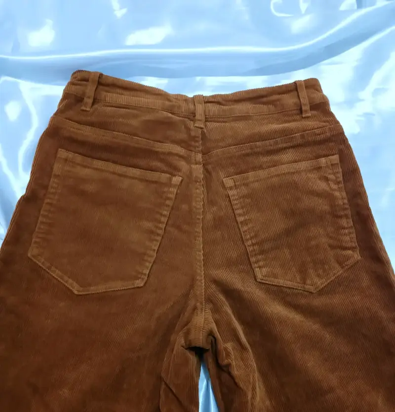 Pantalones Sybilla mujer corderoy marrón - 4
