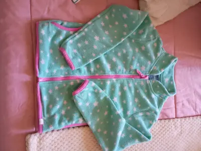 Parka infantil azul con estrellas - miniatura 3