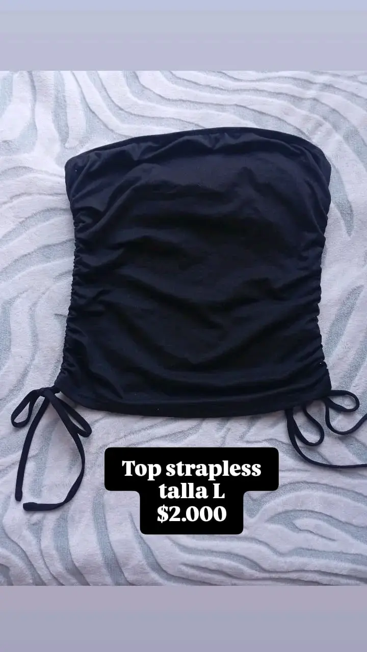 Top strapless negro