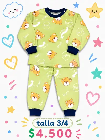 Pijama infantil de franela - miniatura 2