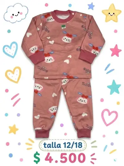 Pijama infantil de franela - miniatura 6