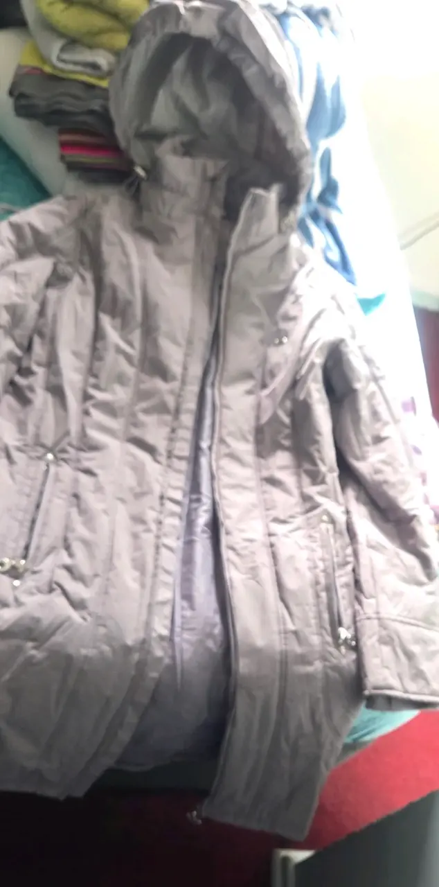 Parka gris mujer - 2
