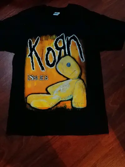 Polera negra Korn Issues - miniatura 1