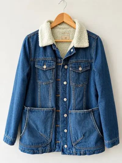 Chaqueta de mezclilla con forro polar - miniatura 1