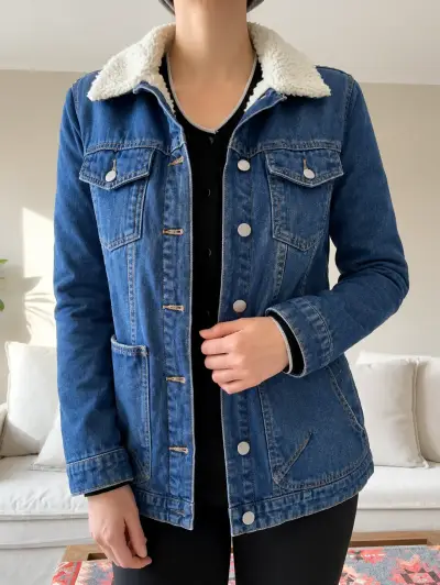 Chaqueta de mezclilla con forro polar - miniatura 2