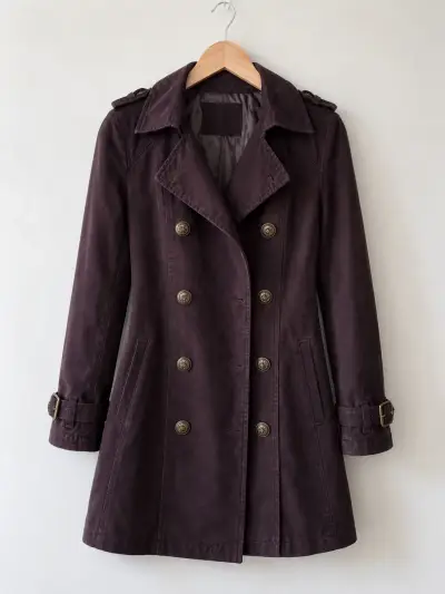 Chaqueta de gamuza café - miniatura 1