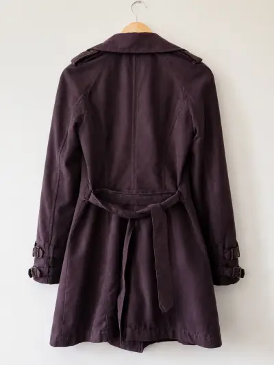 Chaqueta de gamuza café - miniatura 3