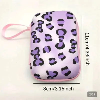 Estuche compacto estampado morado - miniatura 1