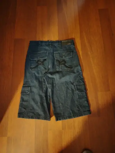 Bermudas de mezclilla azul oscuro Rocawear - miniatura 1