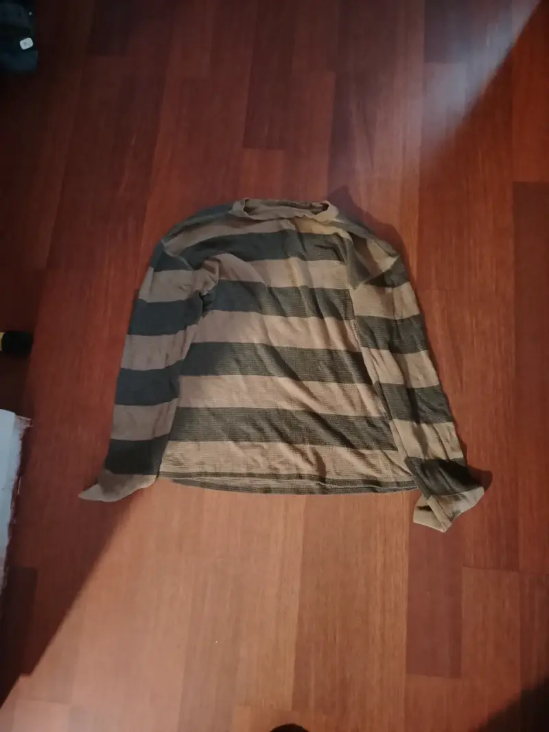 Sweater de rayas marrón y negro Y2K - 4