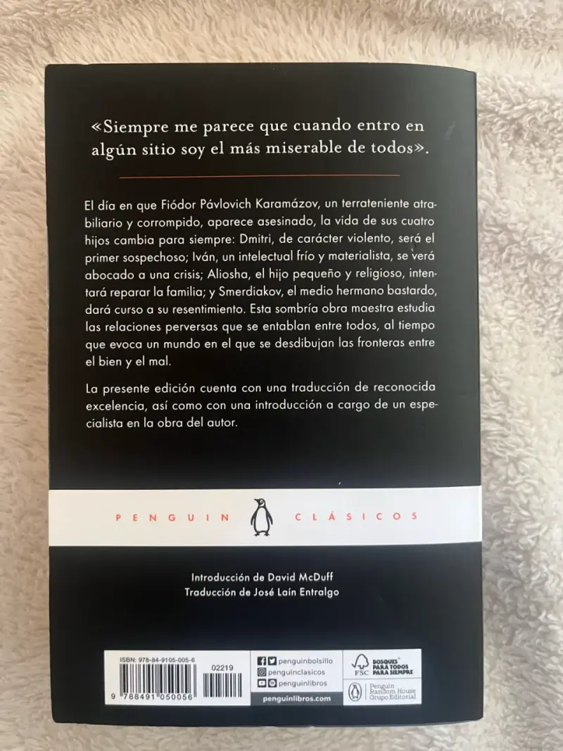 Libro Los Hermanos Karamázov - 2