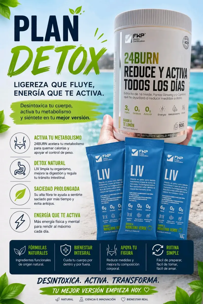 Plan Detox 24Burn y LIV