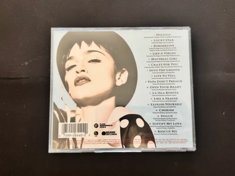 CD MADONNA “The Immaculate Colection” - 3