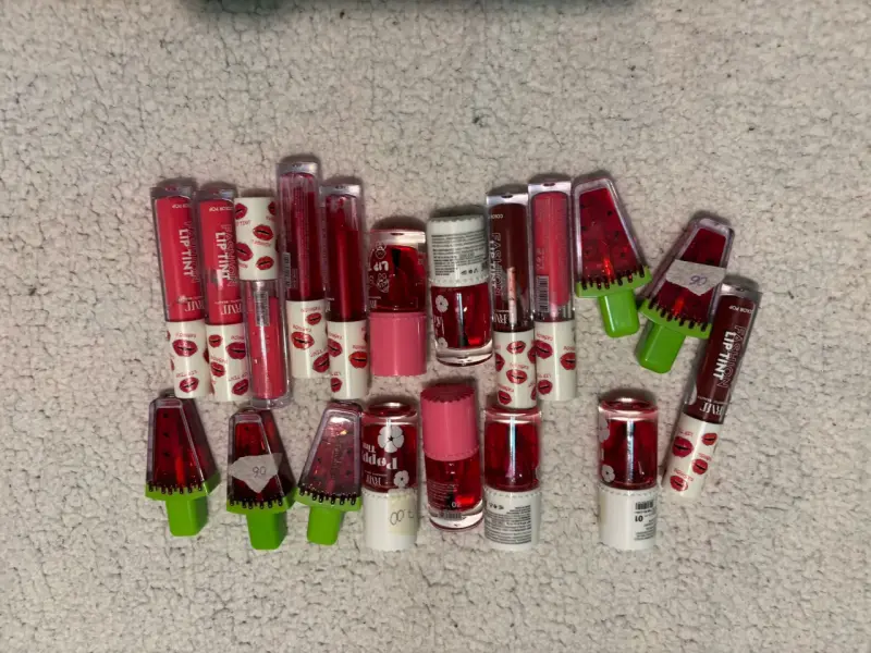 Set de labiales variados