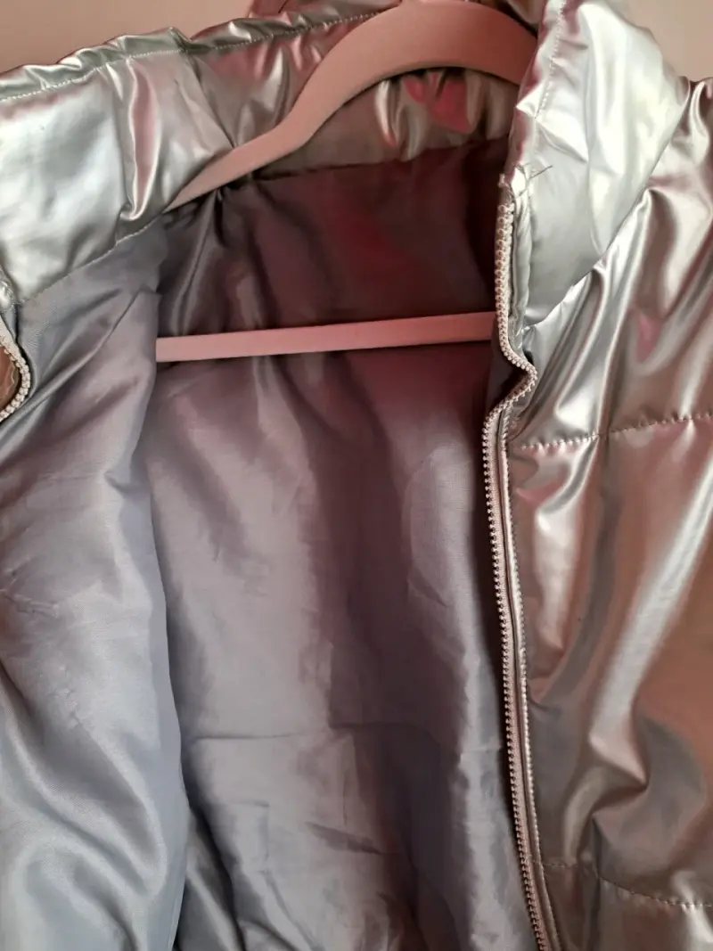 Chaqueta corta plateada - 6