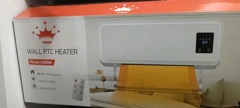 Calefactor de pared YOKO 2000W - 1